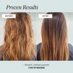 Arey Masque silicone-free label close-up highlighting clean formula