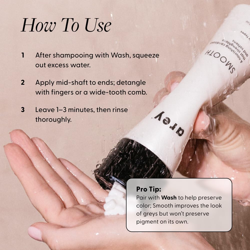 Arey Smooth Conditioner cedar and sage fragrance close-up suggesting soothing scent and freshness