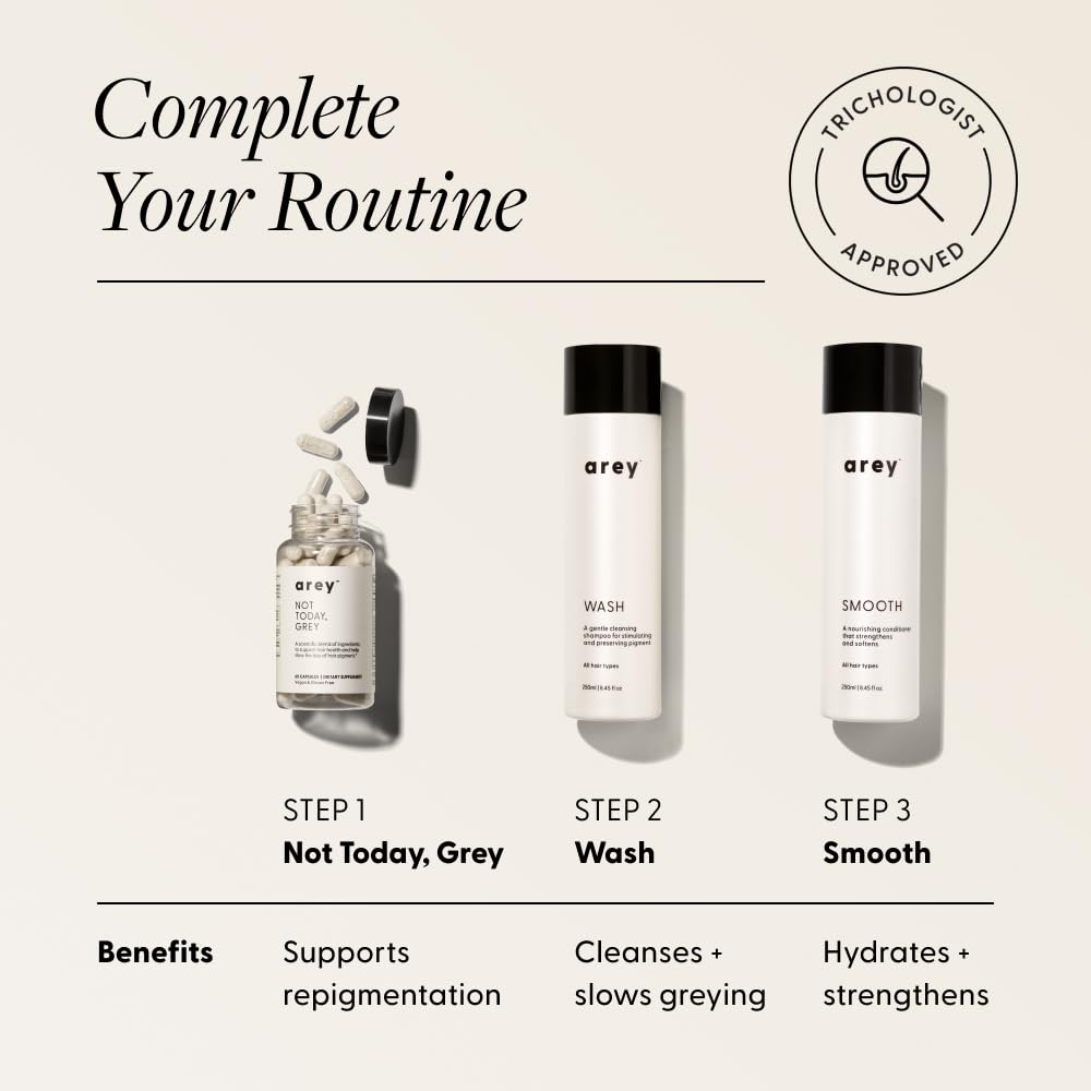 Arey Smooth Conditioner jojoba oil nourishes and seals moisture on hair strand