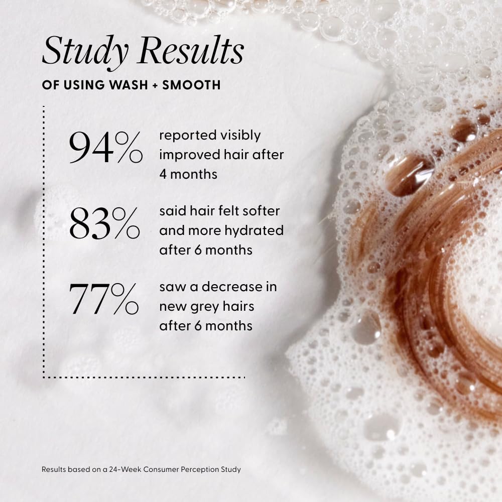 Arey Smooth Conditioner label close-up highlights vegan, cruelty-free formula for clean beauty