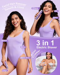 AREYZIN bikini trimmer foil head gliding smoothly over skin