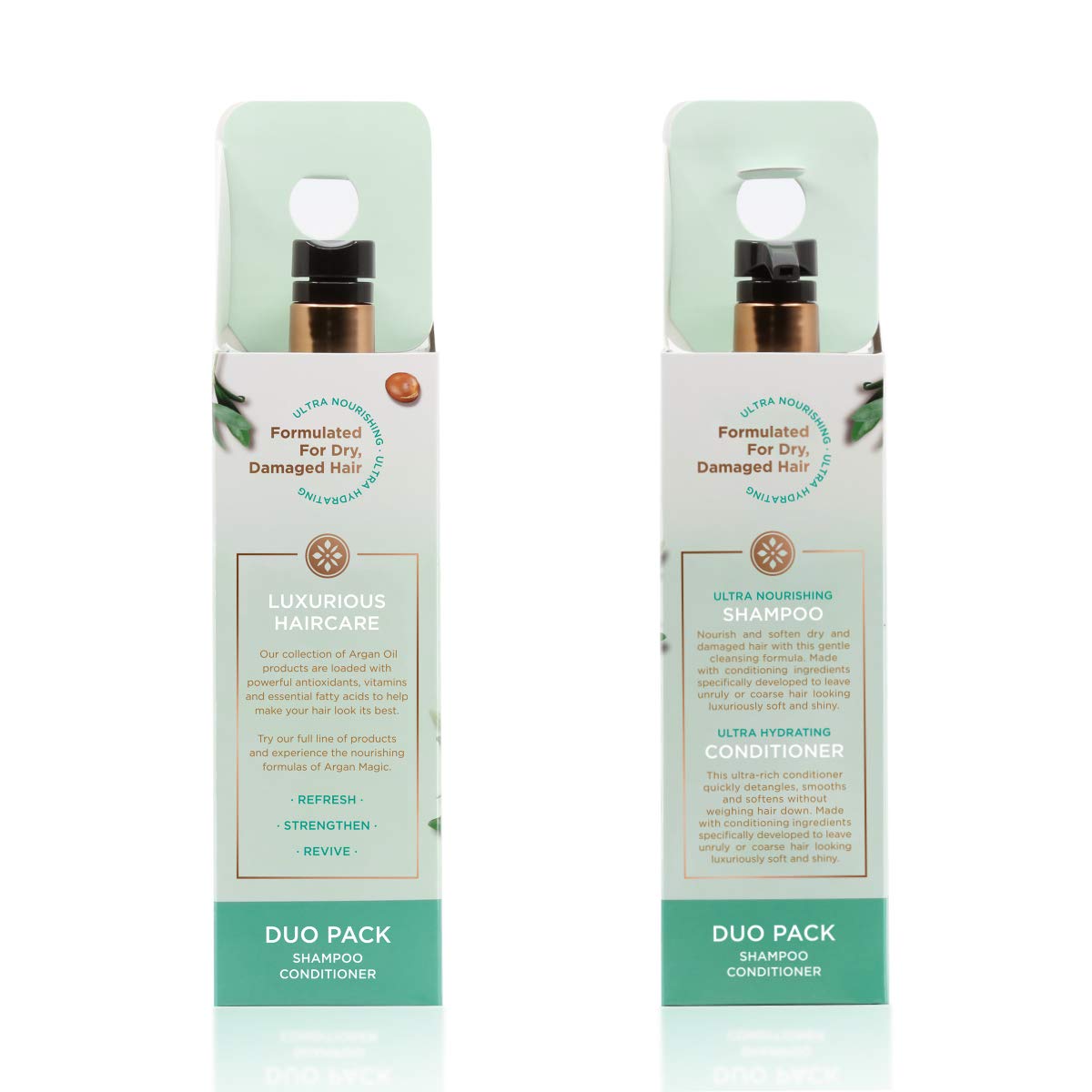 Argan Magic Ultra Conditioner bottle featuring creamy detangling formula