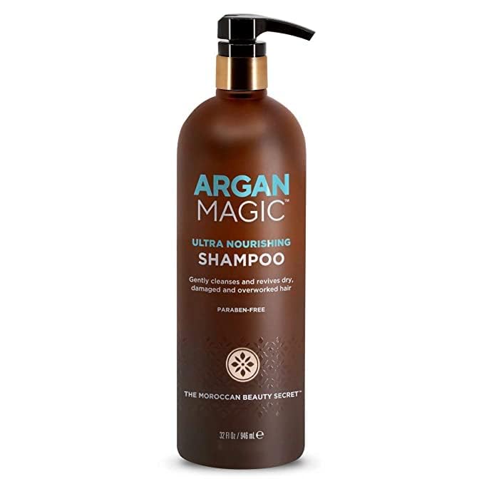 Argan Magic ingredients close-up highlights argan oil and antioxidants for nourishment