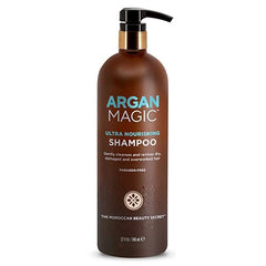 Argan Magic ingredients close-up highlights argan oil and antioxidants for nourishment