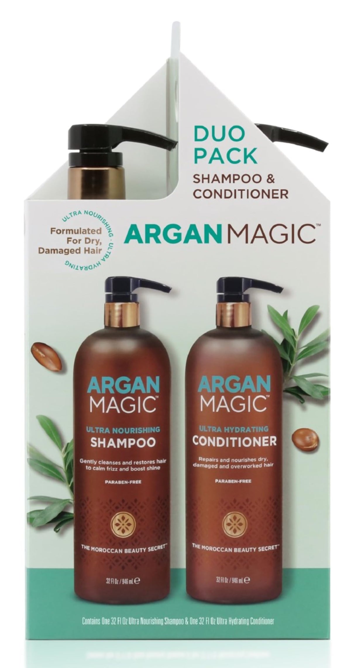 Argan Magic Ultra Shampoo bottle with rich Argan Oil for hydrated hair