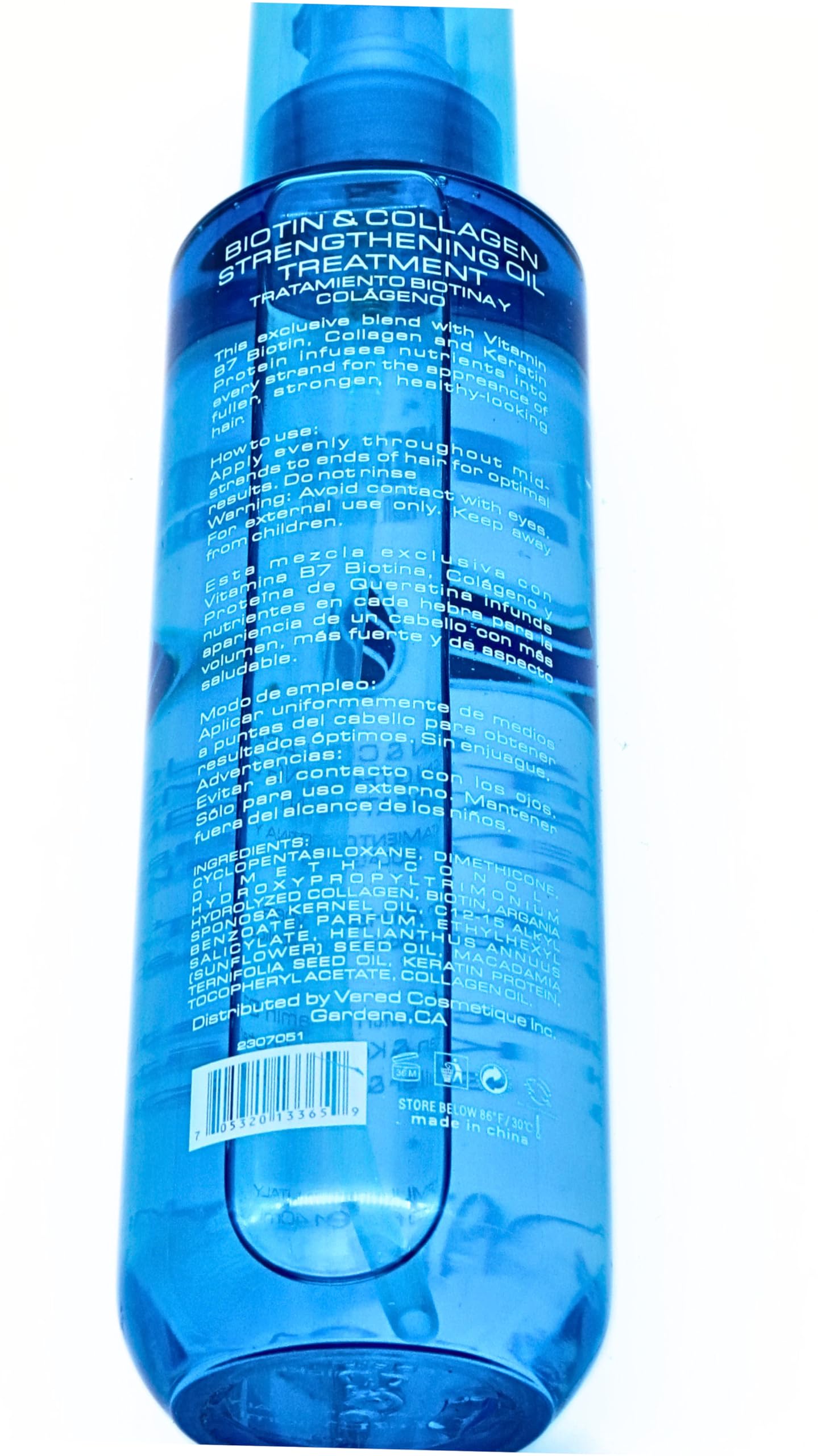 Argan Oil From Morocco close-up on hair with radiant shine and vitality