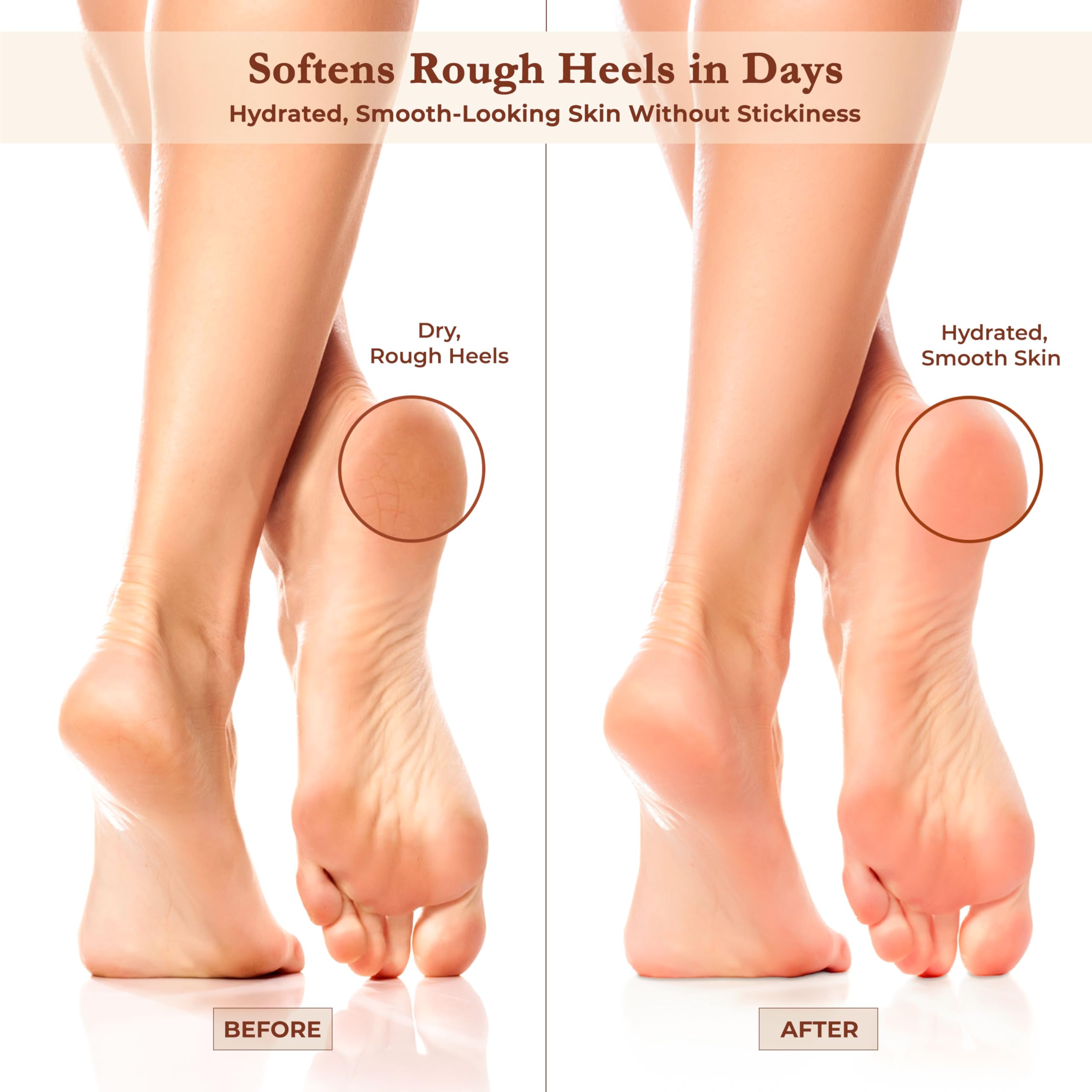 Argaviva Foot Cream jar showing shea butter for smooth heels.