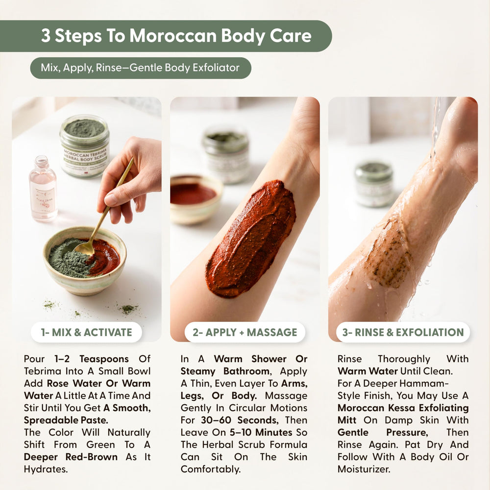 Application on shoulders and back during an at-home spa moment.