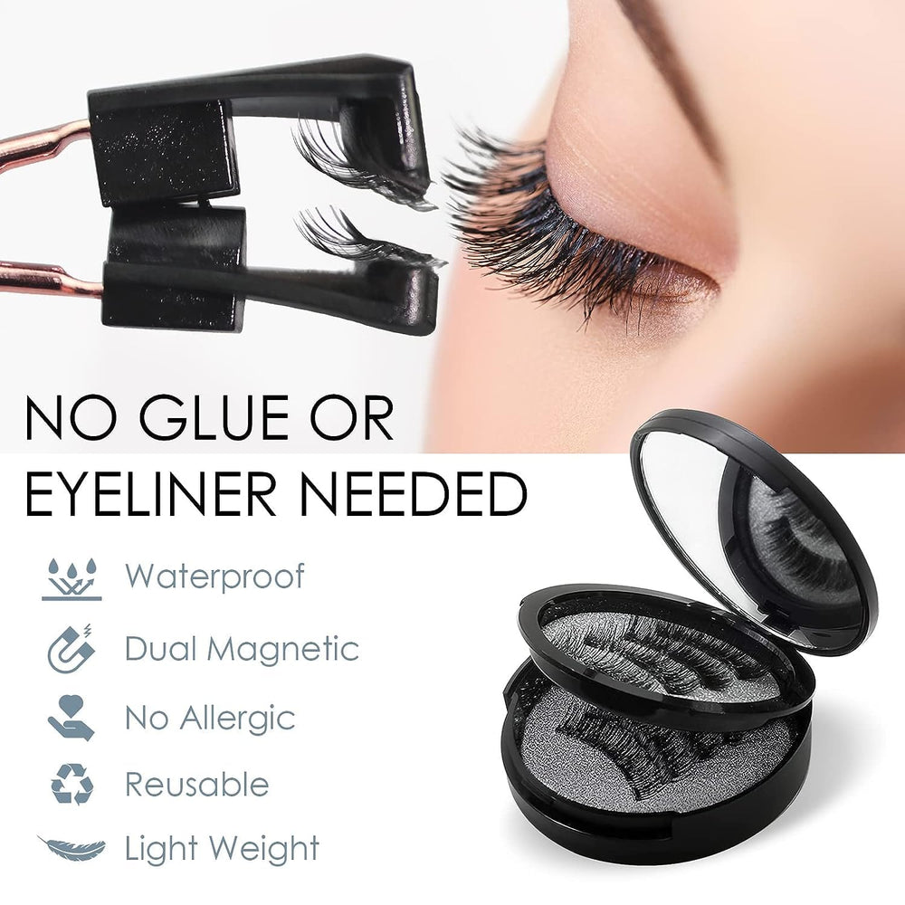 ARIOS natural 3D look lashes blend with real lashes for seamless enhancement.