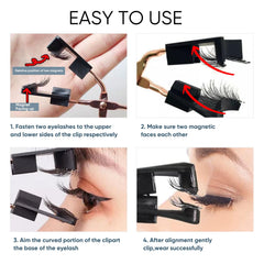 ARIOS magnetic eyelashes reusable pack for multiple wears.