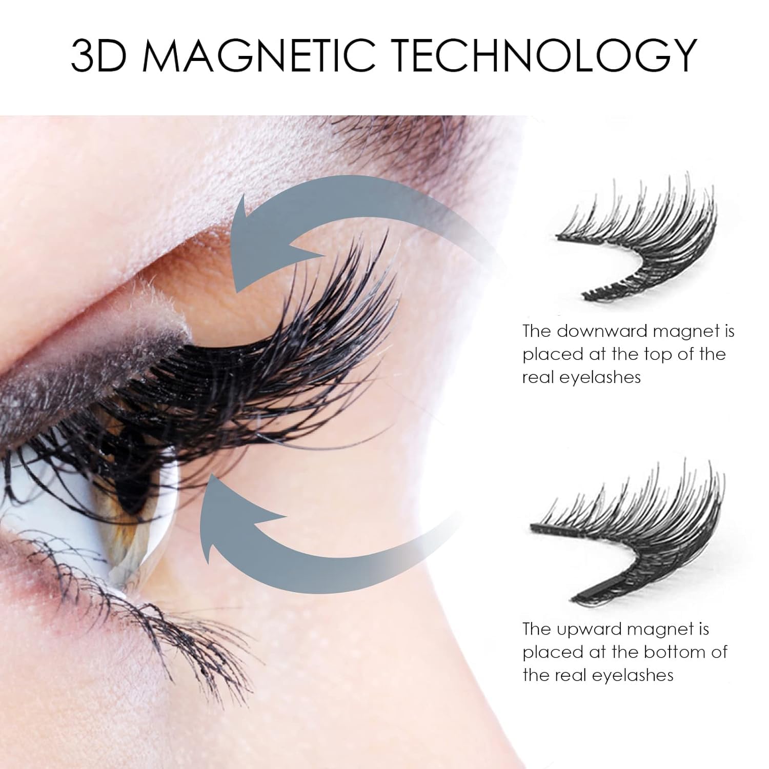 ARIOS waterproof lashes stay put through humidity and rain for all-day wear.