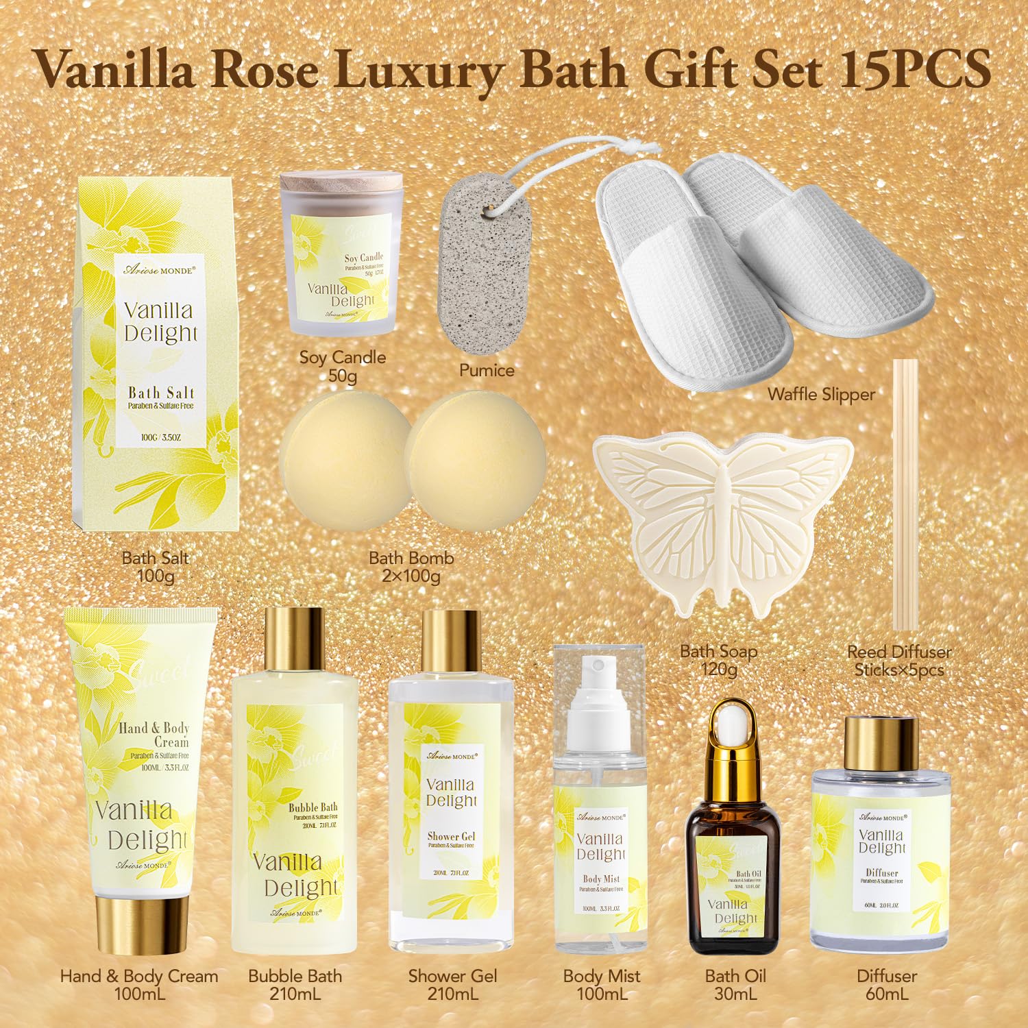 ArioseMonde bath bombs assortment for a relaxing soak and fragrance
