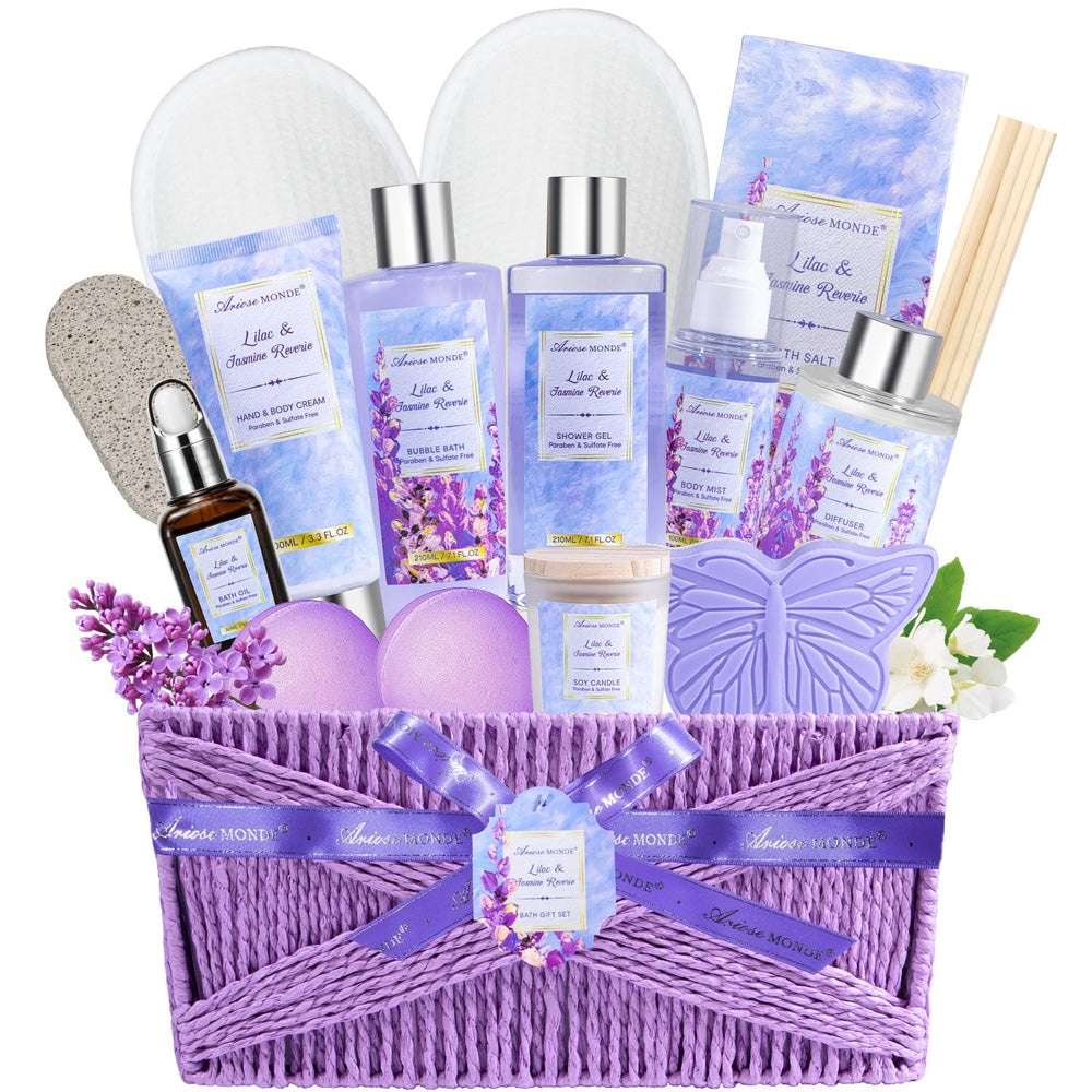 ArioseMonde gift basket wrapped for gifting and spa moments