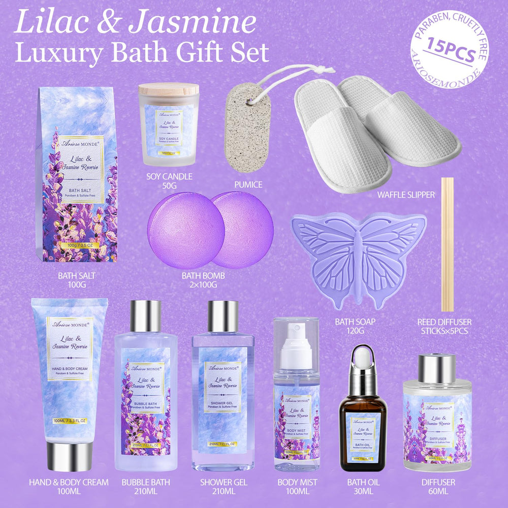 ArioseMonde lilac jasmine diffuser on display for calming ambience
