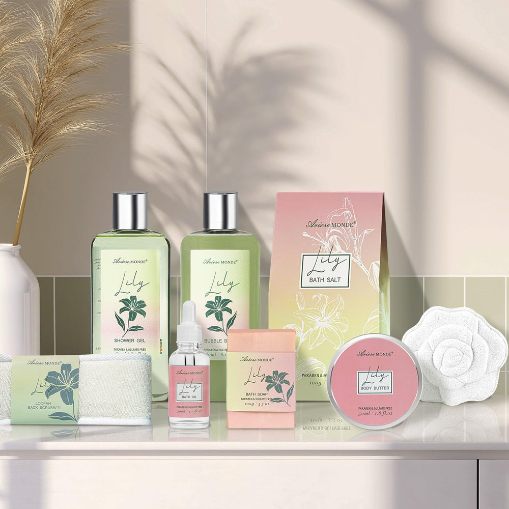 ArioseMonde Shower Gel 180ml bottle highlighted for a crisp morning cleanse.