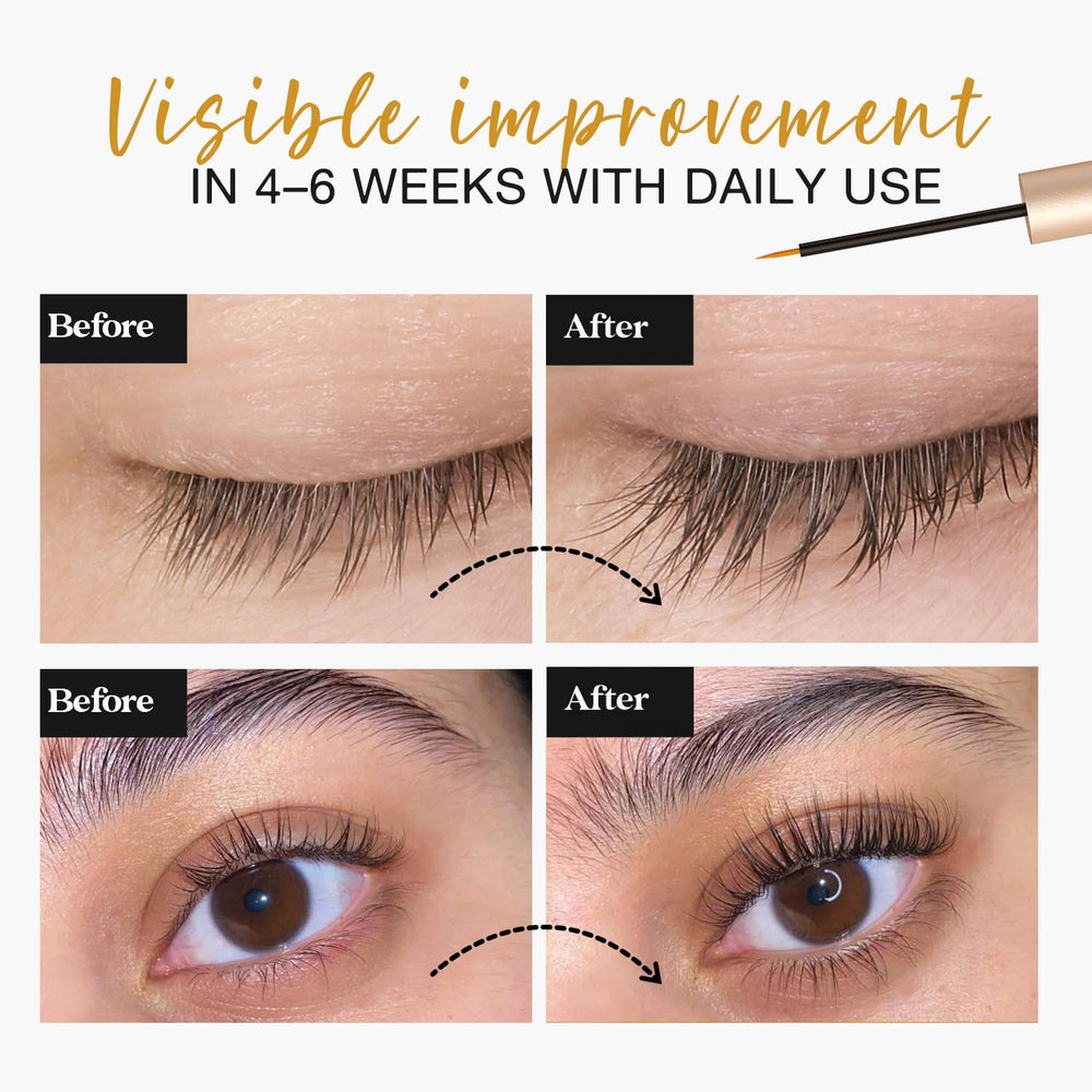 Arishine lash serum brush application demonstrating precise daily use