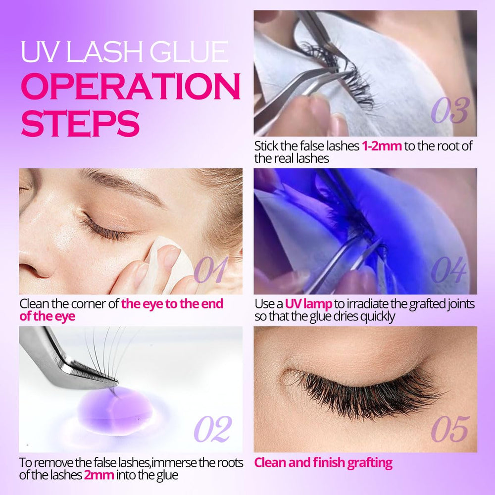 ARISON LASHES purple 5ml tube highlights the professional, durable bonding option.
