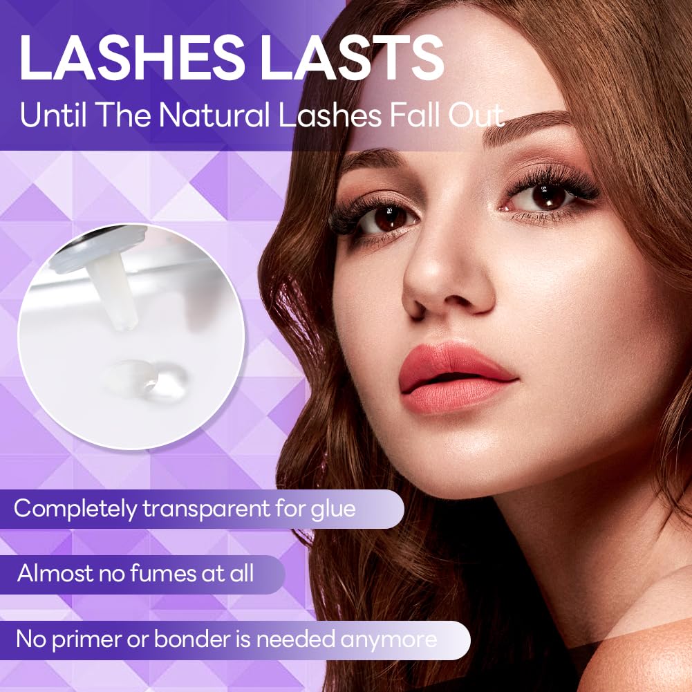 ARISON LASHES UV glue demonstrates waterproof hold during daily activities.