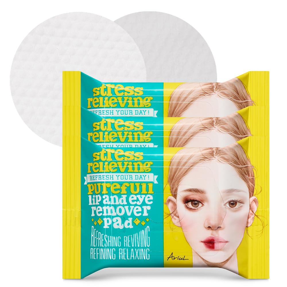 Ariul Purefull pads pack for oil-based lip and eye makeup removal