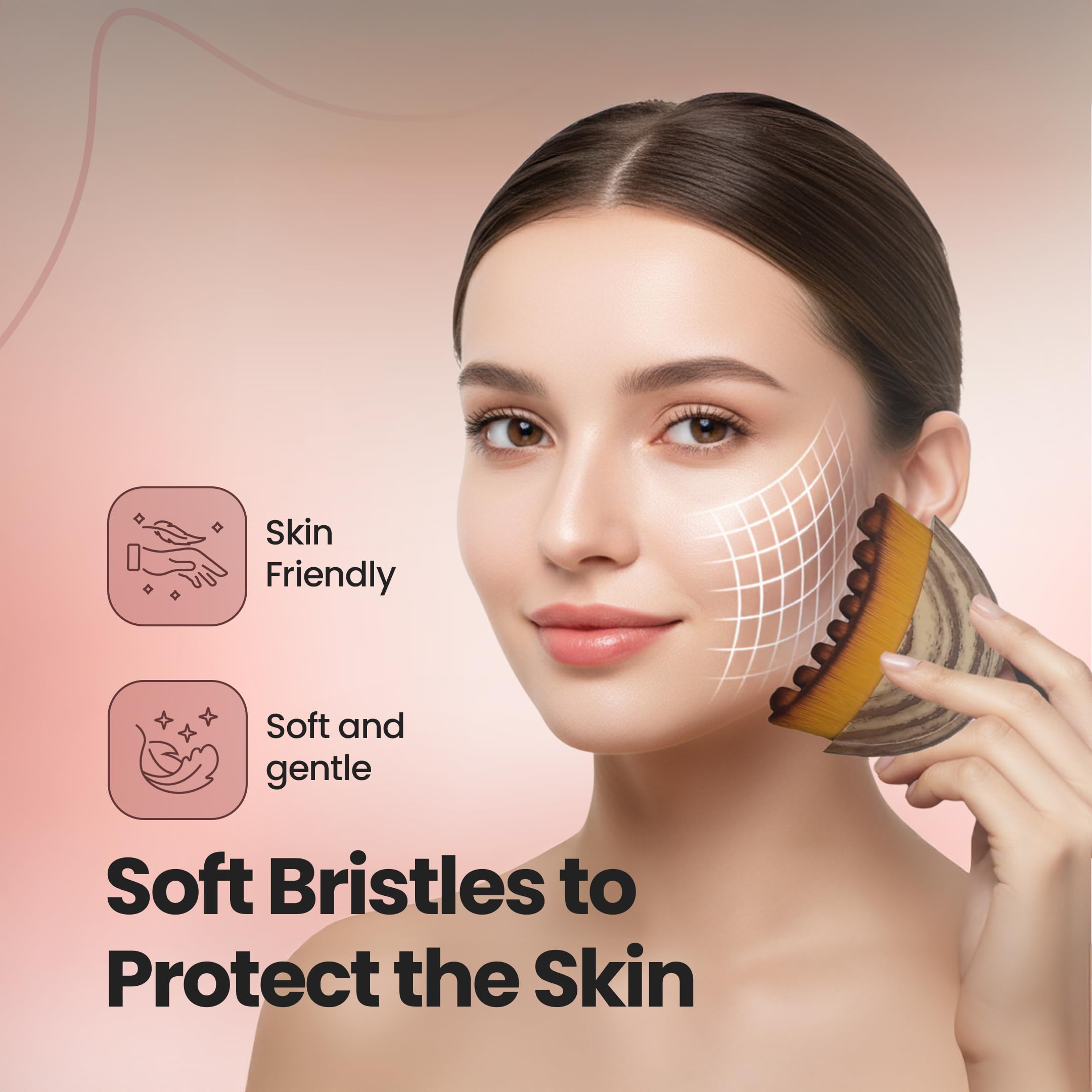Arivara Cheekbone Sculpting Brush supporting glow and circulation.