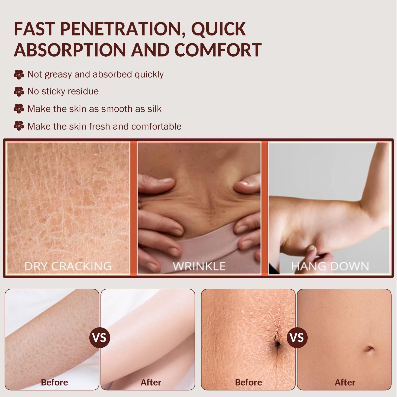 Arms being treated with ARIYE Glow-Remedy oil for daily care
