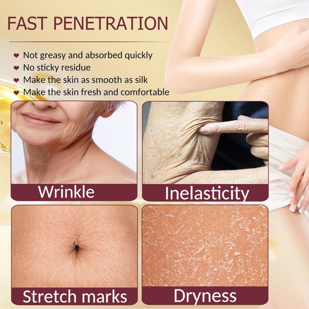 Arms and hips treated with ARIYE Body Firming Oil for smoother skin