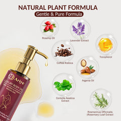 Natural lavender scent note of ARIYE Glow-Remedy during application