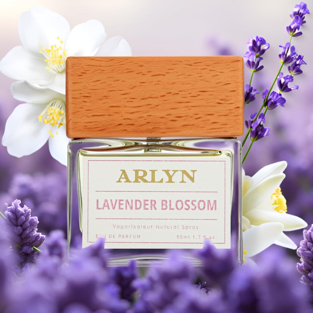 ARLYN Lavender Blossom middle notes close-up violet and peony elegance