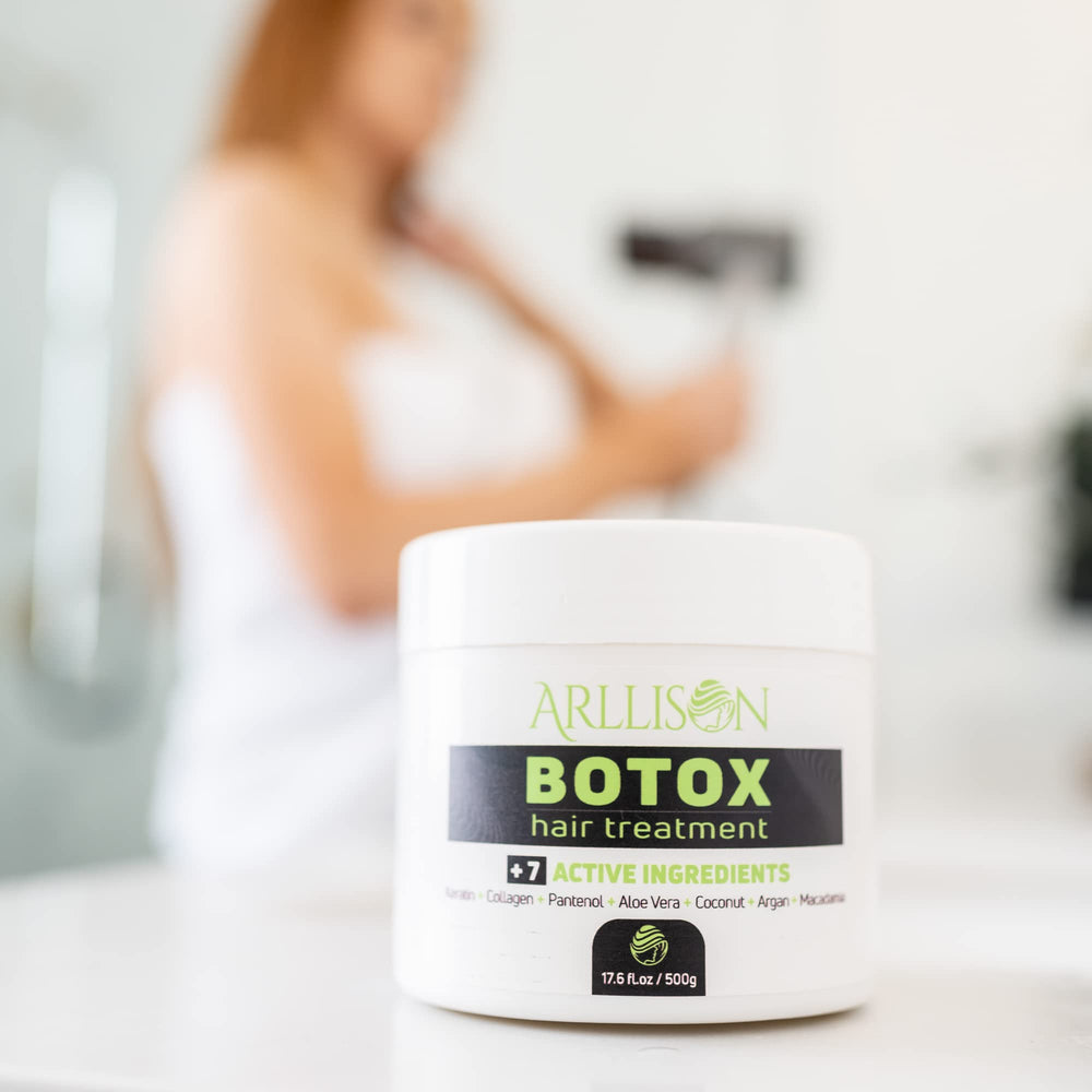 Arllison Botox Hair Treatment features a formaldehyde-free formula.