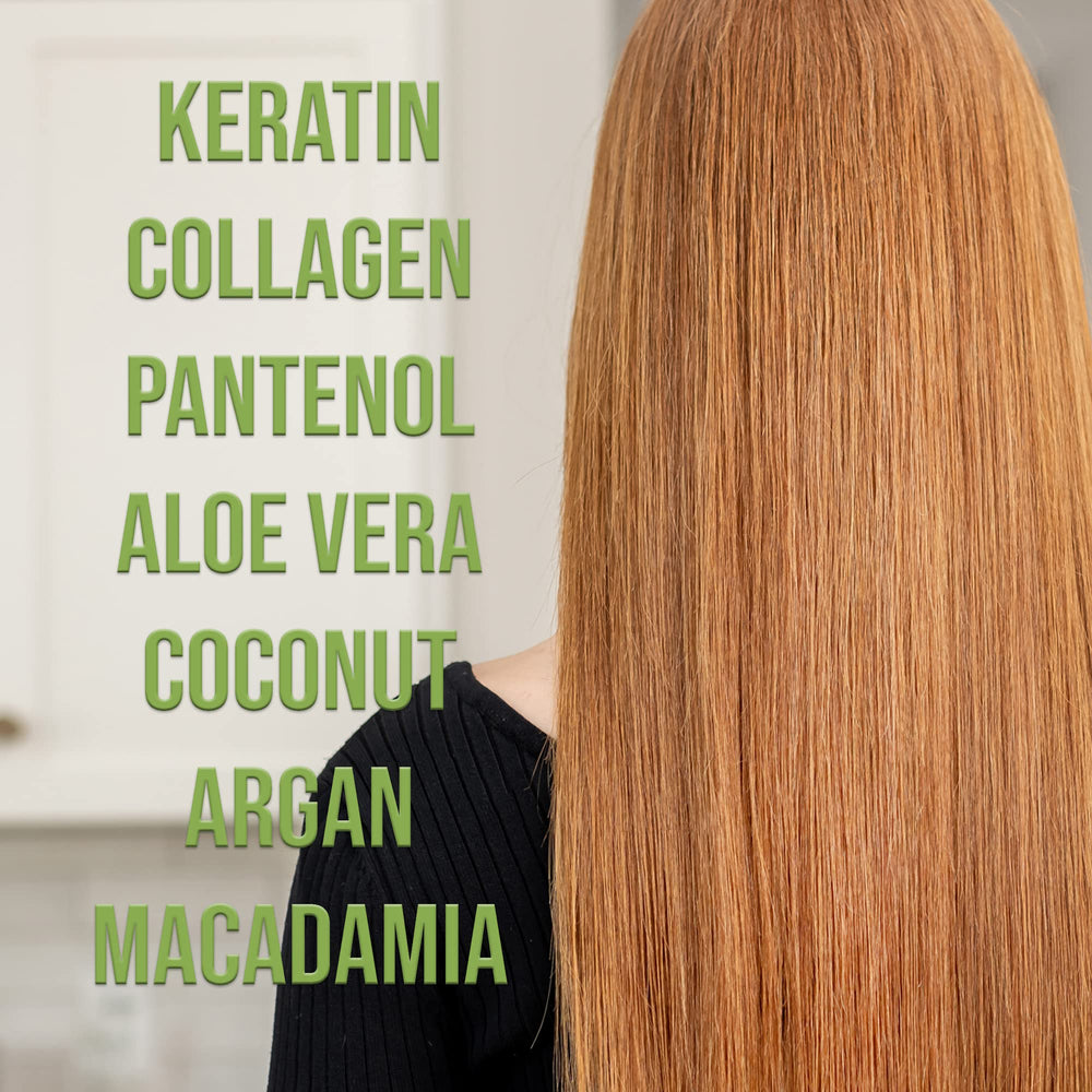 Arllison Botox Hair Treatment blends keratin and nourishing oils for healthy-looking hair.