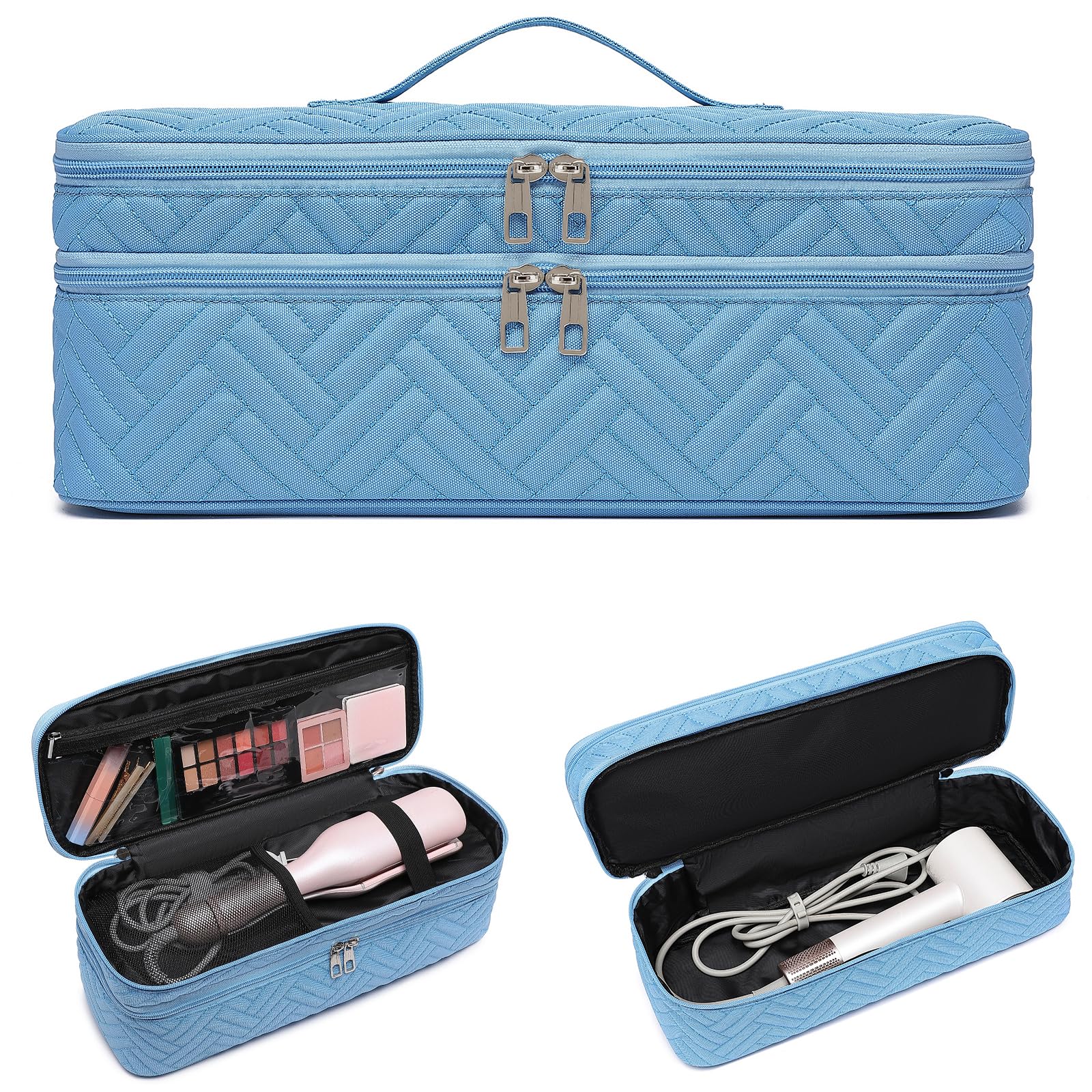 ARLMEGOR double-layer case for Revlon One-Step dryer keeps tools organized.