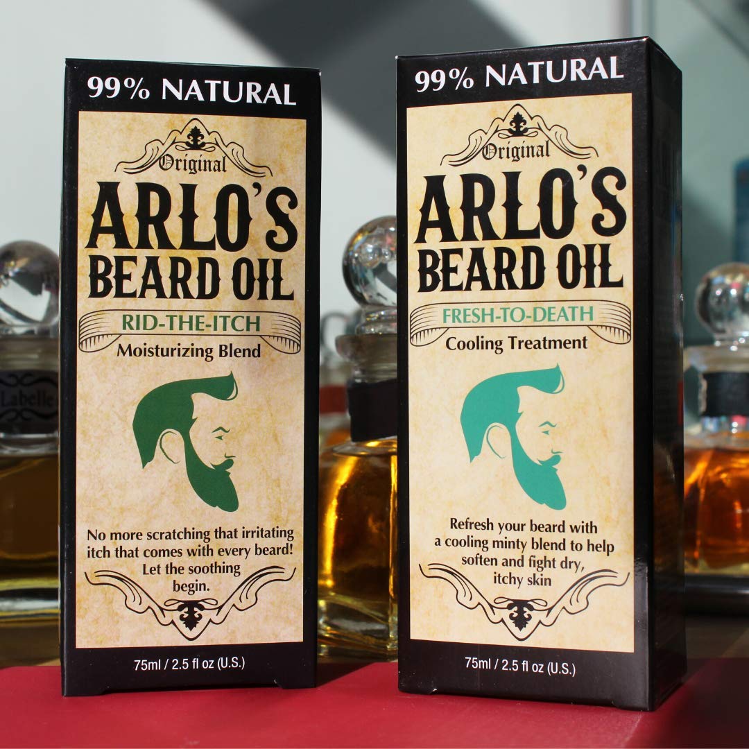 Arlo's blend highlights natural ingredients for beard care and scent.