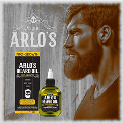 Arlo's Pro Growth beard oil dispensing pump enables quick, mess-free application.