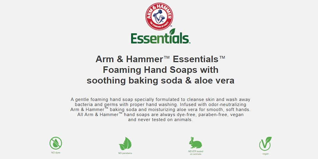 Hands washing with lavender vanilla foam in a bright bathroom.