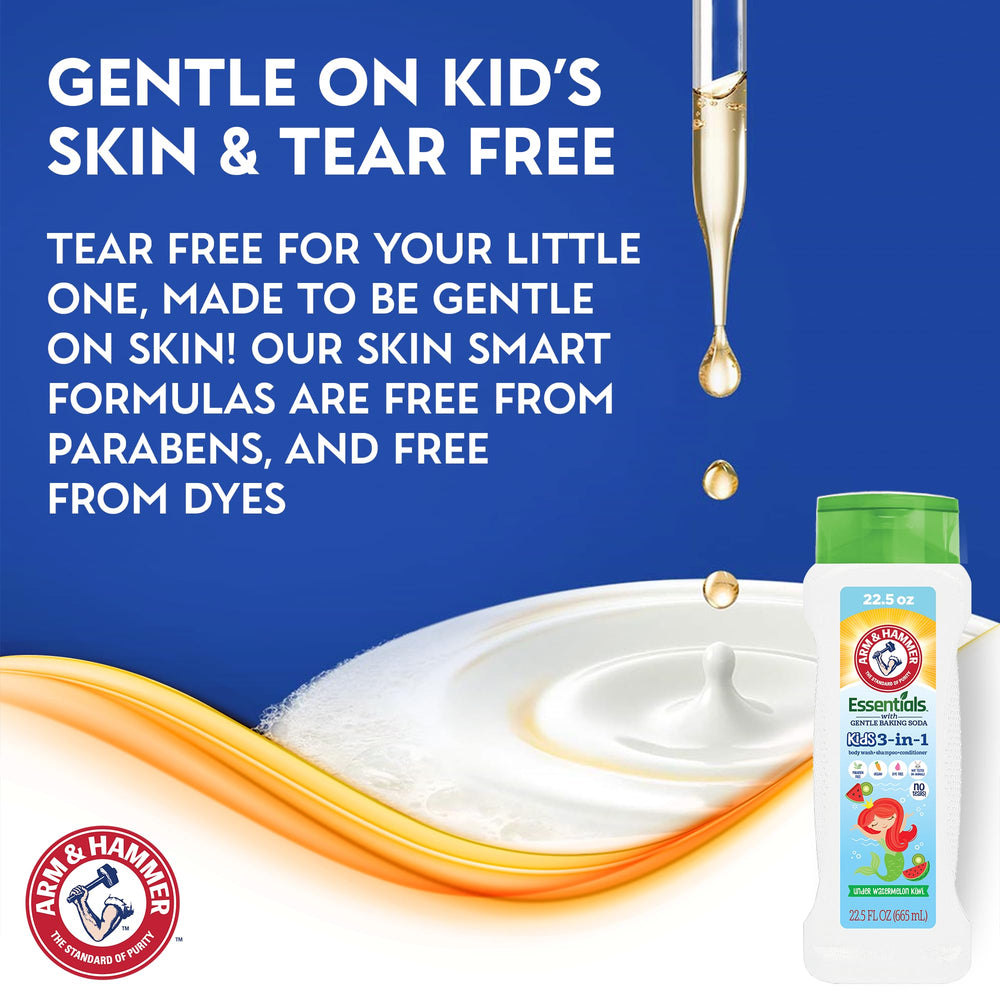 Arm & Hammer Essentials Sea Monster Mango packaging for eco-friendly kids care