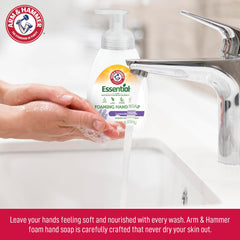 Arm & Hammer foaming hand soap aloe vera ingredients close-up
