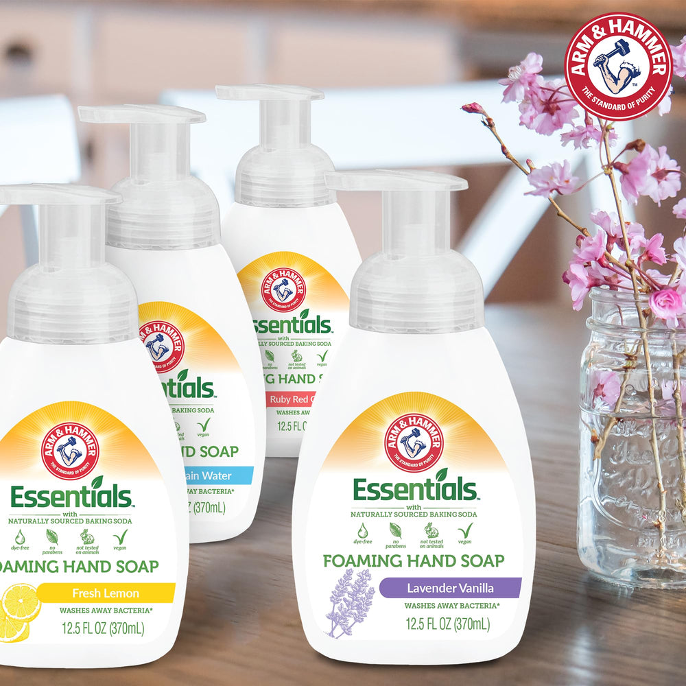 Arm & Hammer foaming hand soap refill pack ready to reduce waste