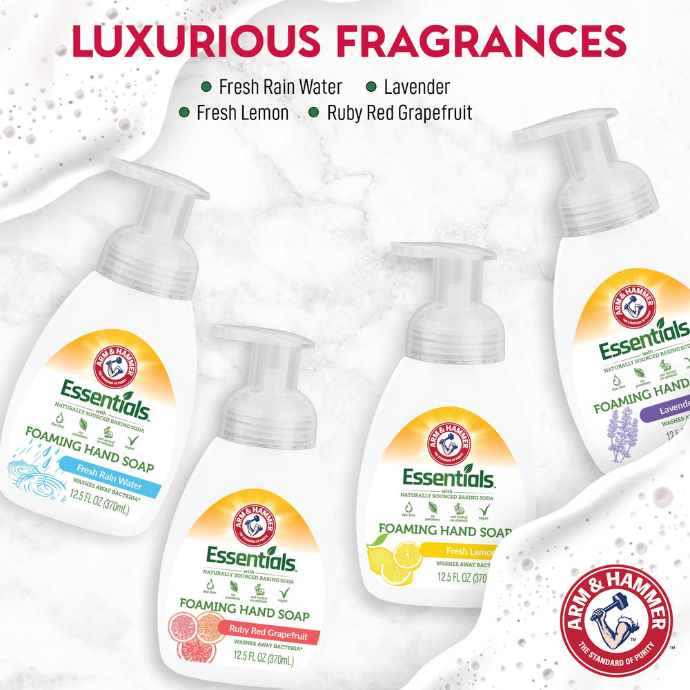 Arm & Hammer foaming hand soap pump dispensing for easy use