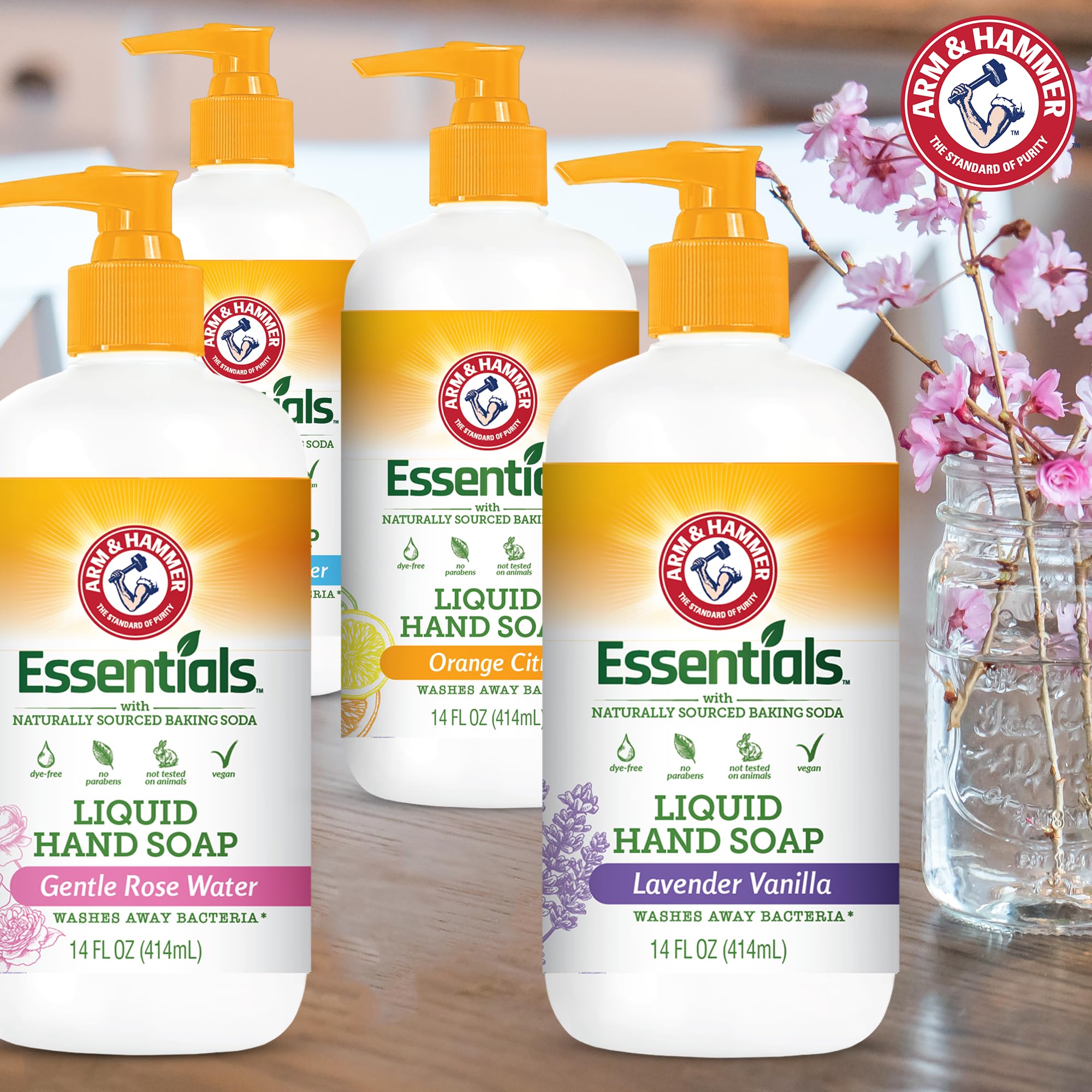 Arm & Hammer kitchen sink use is ideal for quick cleans after cooking.