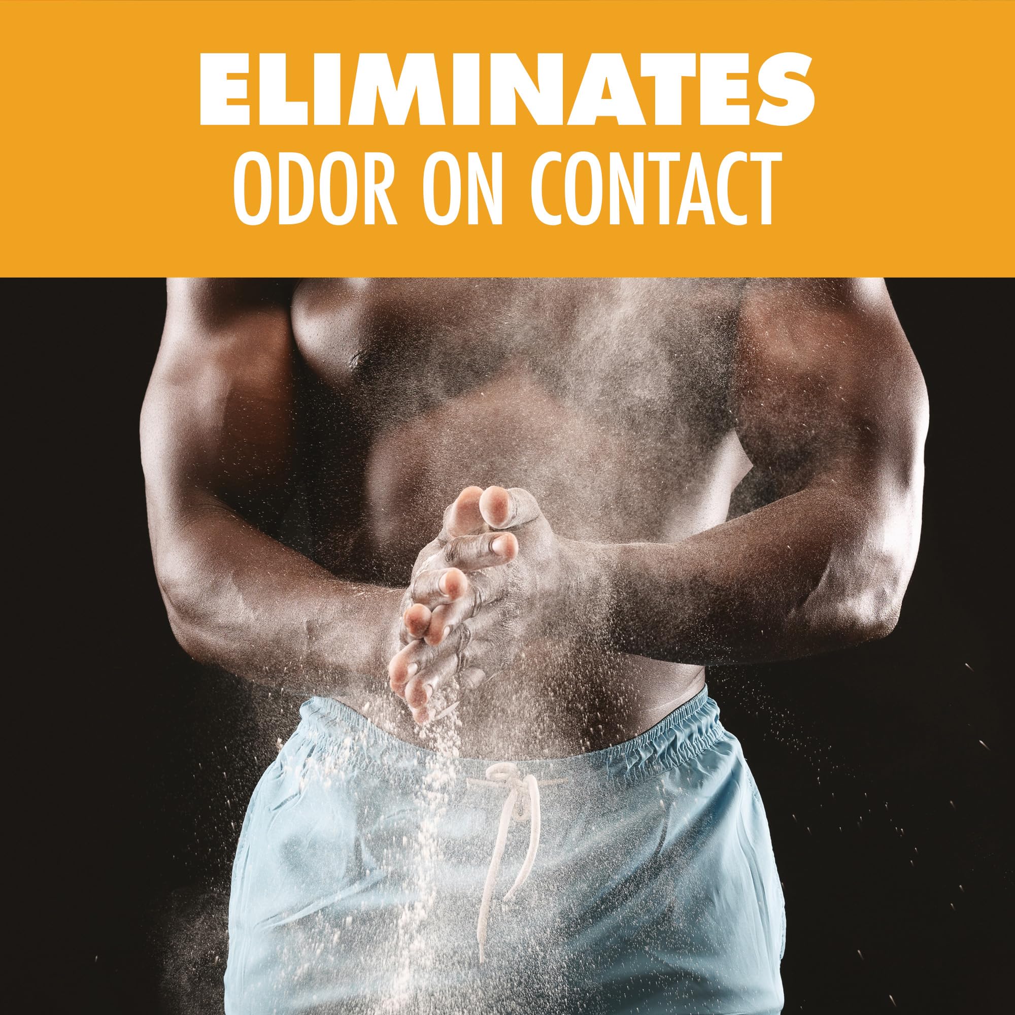 Arm & Hammer Sport Body Powder fresh scent provides lasting, subtle refreshment during daily wear.