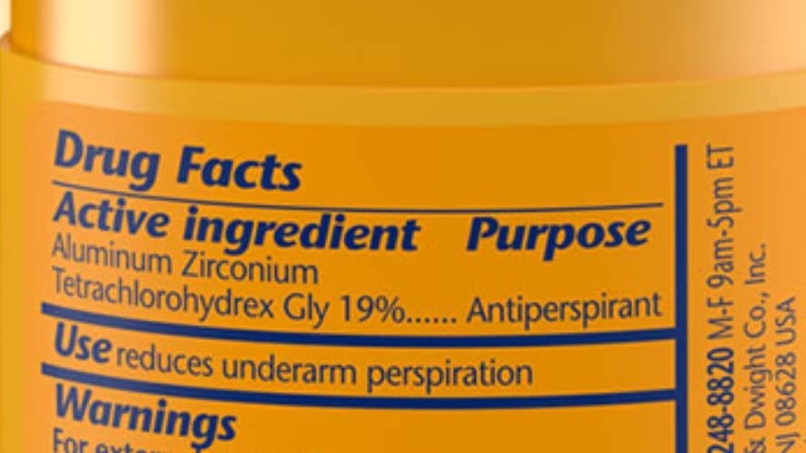 Arm & Hammer Ultra Max travel stick emits crisp citrus and warm woody notes for daily wear.