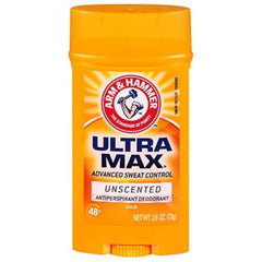 Arm & Hammer Ultramax invisible solid unscented antiperspirant stick, 11-pack for discreet daily use