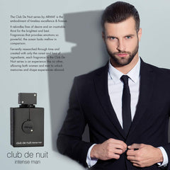 Armaf Club De Nuit Intense base notes include musk and vanilla warmth.