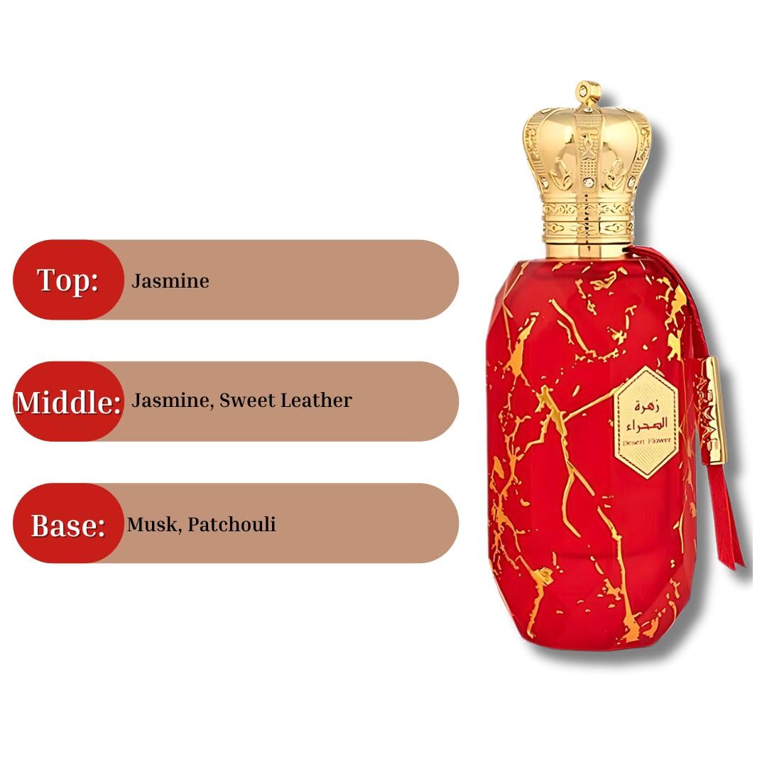 ARMAF Eter Desert Flower musk base delivers a warm, lasting finish.