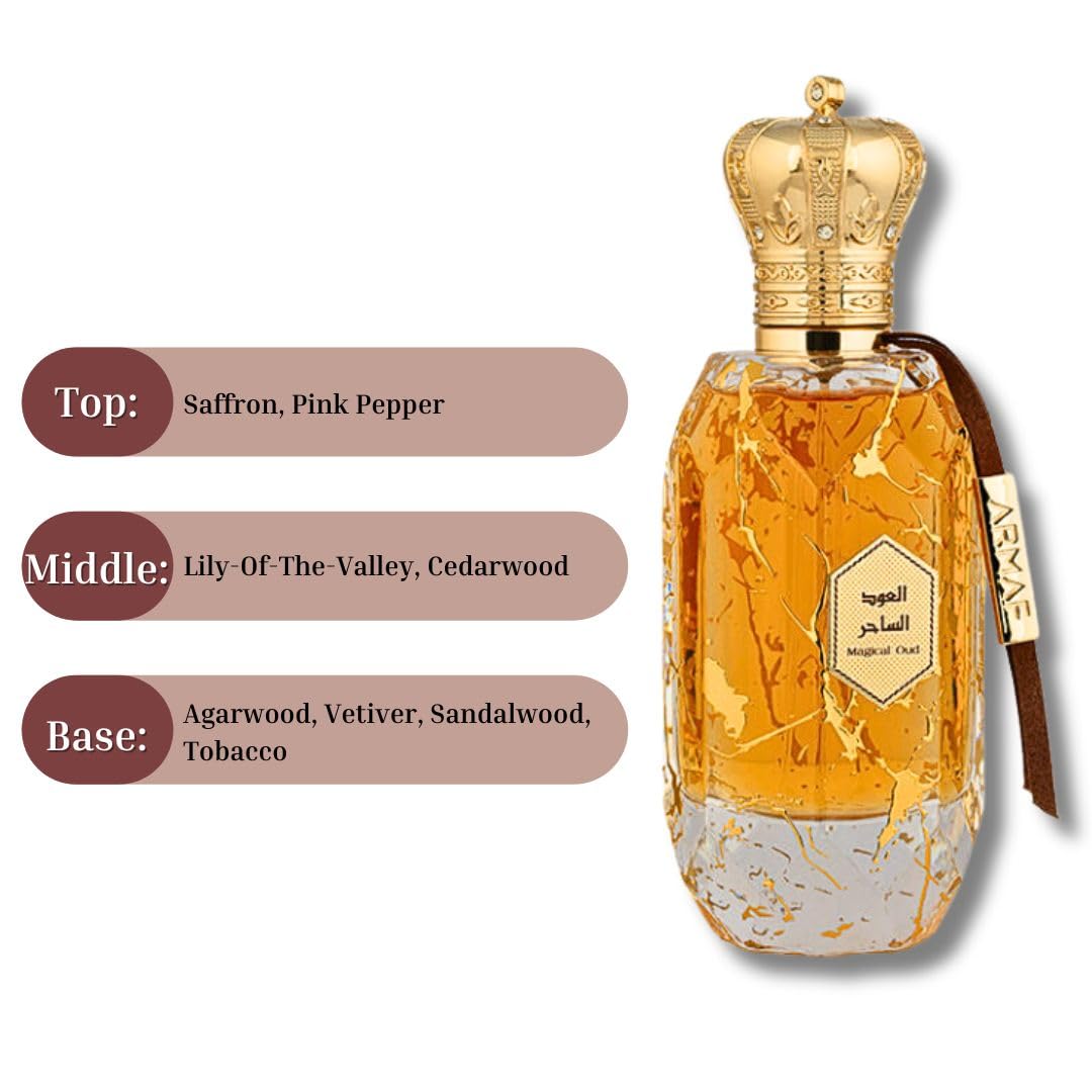 ARMAF Eter Magical Oud EDP warm tone hints evening warmth.