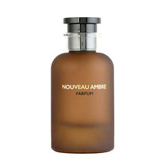 Armaf Flavia Nouveau Ambre packaging highlighting a luxurious unisex fragrance.