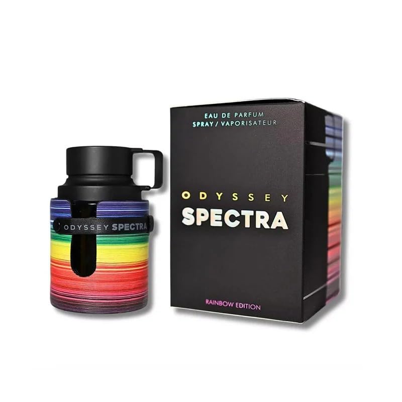 Armaf Odyssey Spectra Rainbow Edition packaging box signaling premium gifting appeal