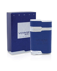 Armaf Voyage Blue bottle front, a bold fragrance for daily confidence.