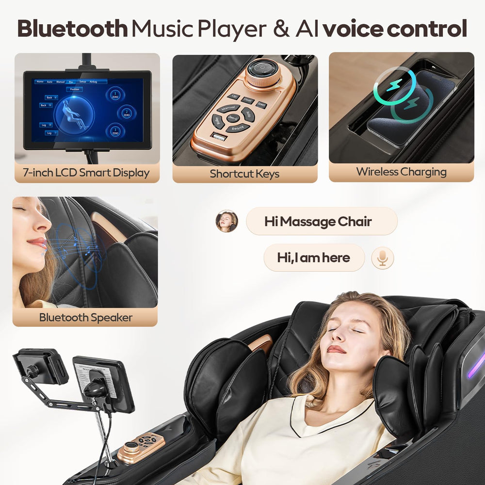 Armali wireless charging feature while the chair is in use.