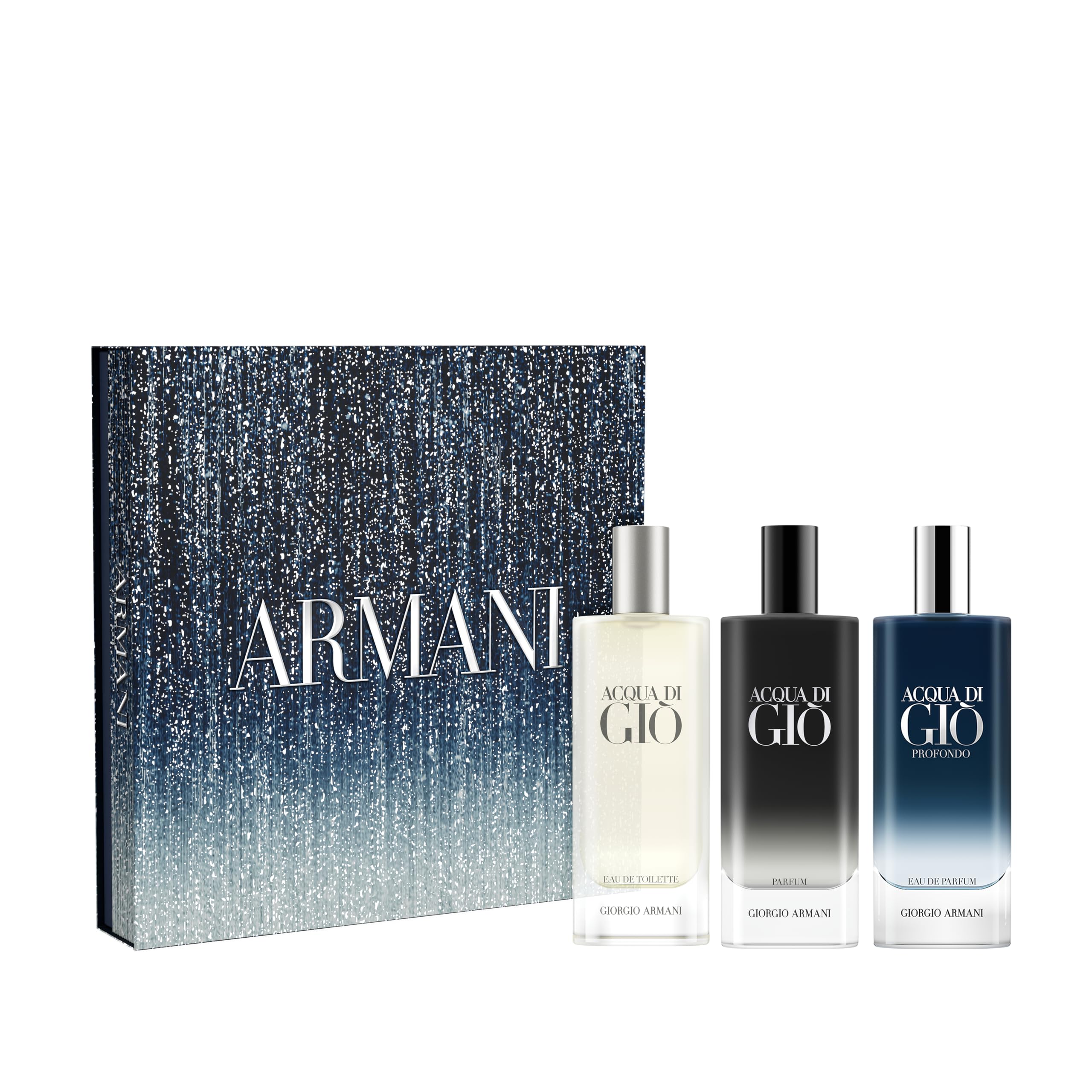 Armani Beauty Acqua di Gio Eau de Toilette collection bottle for all-day freshness.